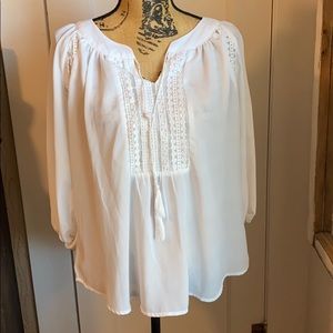 Beautiful White Lace Top